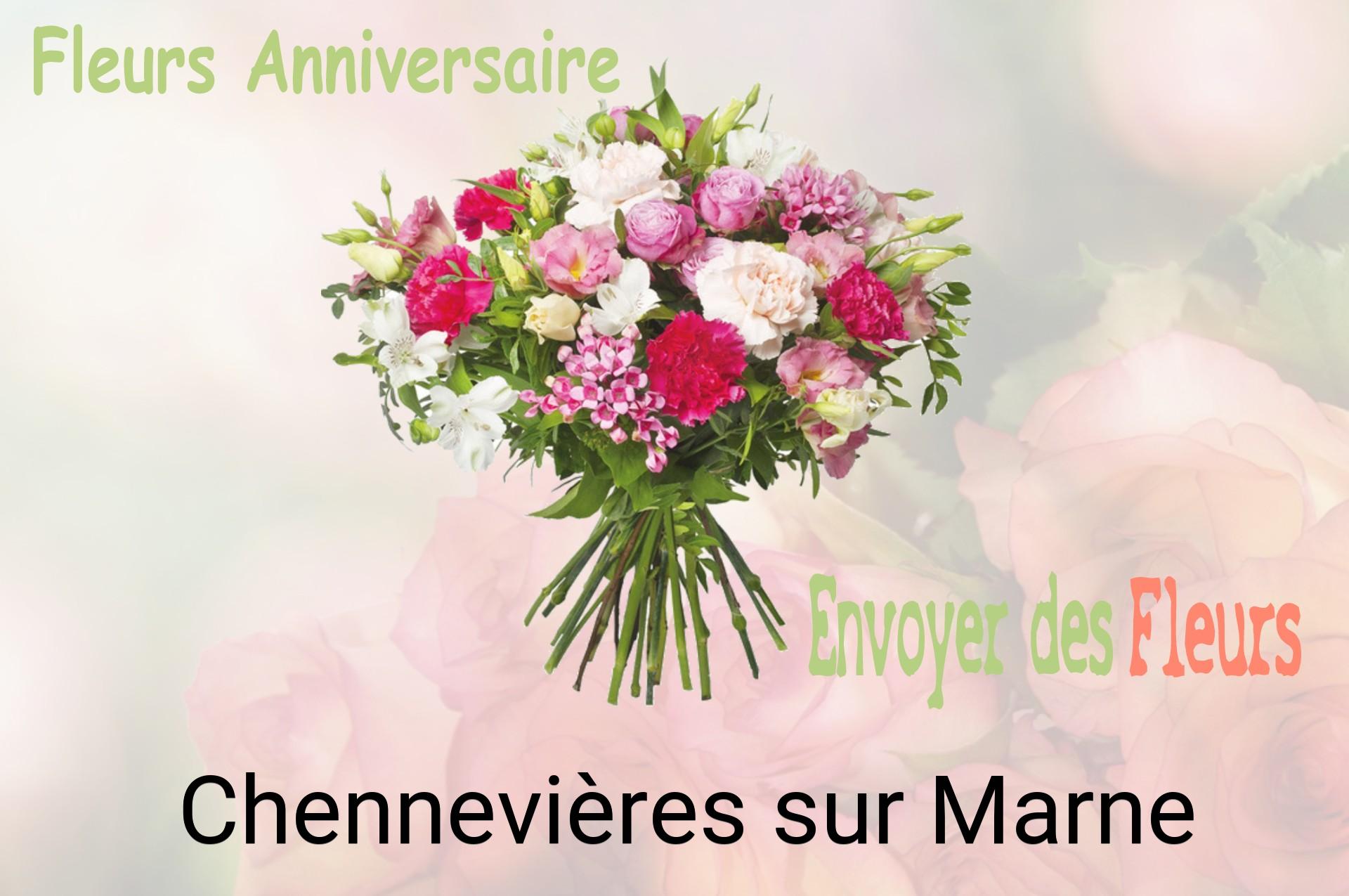 Bouquet de fleurs d’anniversaire livré à Chennevières-sur-Marne
